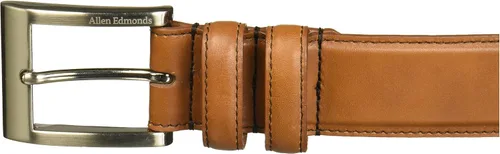 Miniatura 2 de Allen Edmonds Cinturón de vestir básico ancho para hombre, plateado