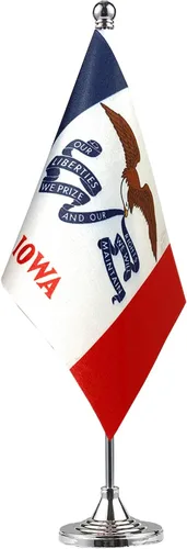 Miniatura 12 de GentleGirl. Bandera del estado de Alabama de Estados Unidos, bandera de Alabama, pequeña bandera del estado de Alabama, bandera de escritorio