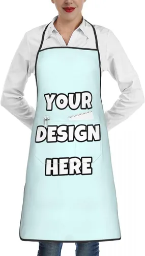 Miniatura 38 de Delantal personalizado con logotipo de imagen, nombre de texto, delantales de cocina personalizados para chef para hombres y mujeres