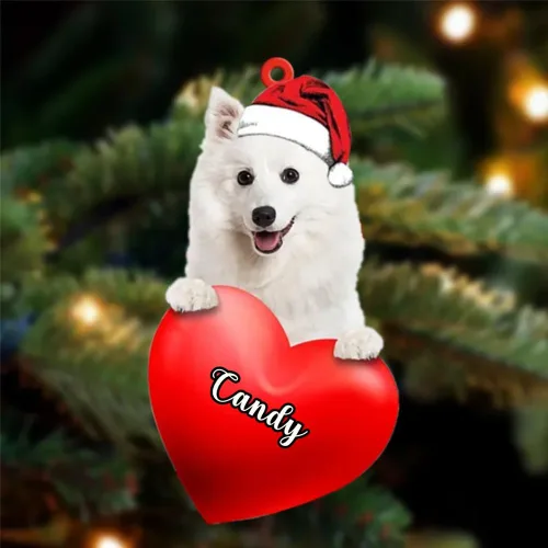 Miniatura 111 de Adornos de Navidad personalizados para perros, nombre personalizado, adorno de Malamute de Alaska, adornos acrílicos, regalos de Navidad, amantes
