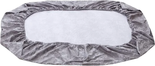 Miniatura 4 de FADFAY Juego de sábanas bajeras de tamaño individual color gris con estampado floral blanco con bolsillo profundo, súper suaves, de fácil cuidado