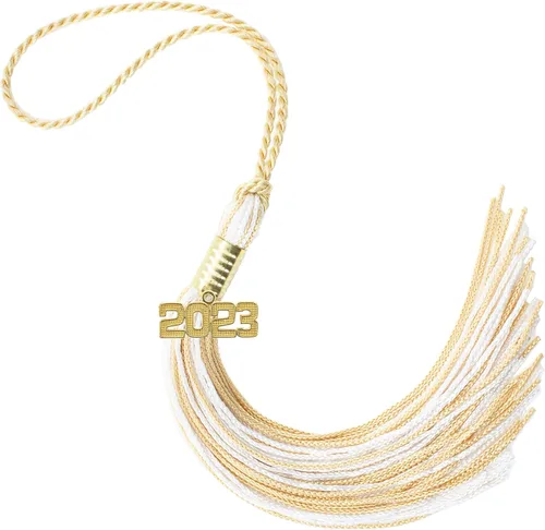 Miniatura 648 de Borla de graduación Aqua 2022, todos los colores escolares disponibles, fabricada en Estados Unidos