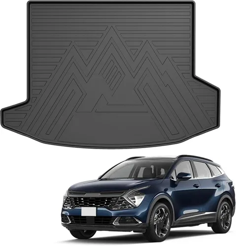 Miniatura 15 de Alfombrilla para maletero para Toyota Tundra SR5 2022-2025, MERXENG Protector de maletero para automóvil Todo-tiempo Alfombrilla protectora