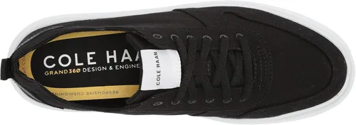 Miniatura 5 de Cole Haan Grandpro Rally - Tenis de lona para mujer, Cuero negro