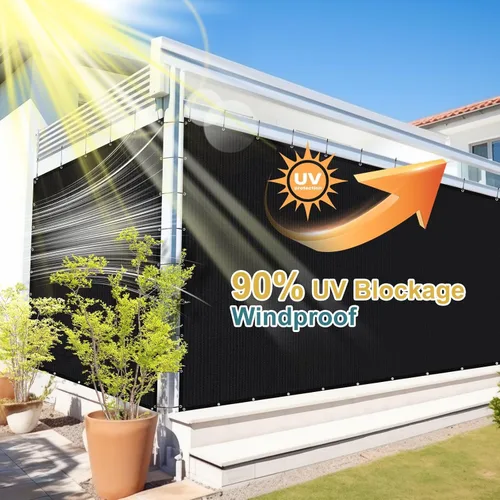 Miniatura 2 de Shade&Beyond - Tela de sombra con 90% de protección solar y ojales, toldo para pérgola, protector solar de lona de malla para patio, exteriores