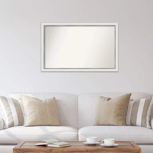 Miniatura 834 de Amanti Art Espejo personalizado, espejo estrecho de baño de oro blanco, espejo de pared o espejo de tocador de baño sobre el fregadero