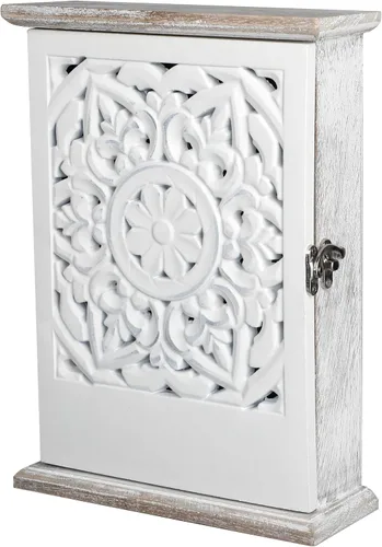 Miniatura 15 de Uniclife Gabinete de llaves de 100 posiciones con cerradura de combinación reiniciable, caja de almacenamiento de seguridad digital negra, Negro