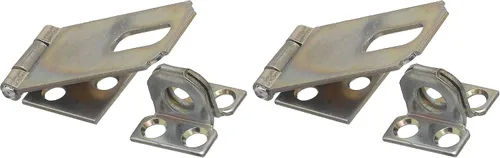 National Hardware N102-145 30 cerrojos de seguridad en zinc, 2-1/2" (paquete de 2)