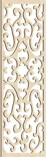 Miniatura 8 de Smithfield Paneles de pared decorativos de madera con calado, 13 3/8 pulgadas de ancho x 34 3/8 pulgadas de alto x 3/8 de alto, roble rojo rojo