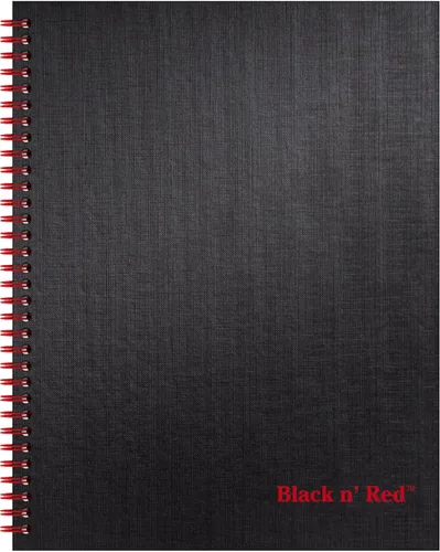 Miniatura 9 de Black n' Red Cuaderno, Diario de Negocios, 8-1/4" x 5-1/4", 70 Hojas, Rayado, Papel Optik, Aplicación Scribzee, Tapa Dura, Encuadernado con Alambre