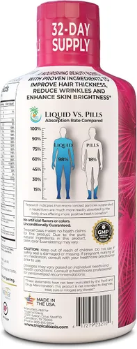 Miniatura 6 de Probiótico Líquido Orgánico USDA para Mujeres Equilibrio de pH, UT y Salud Femenina Apoyo Digestivo, Salud Inmunológica e Intestinal 15 Cepas