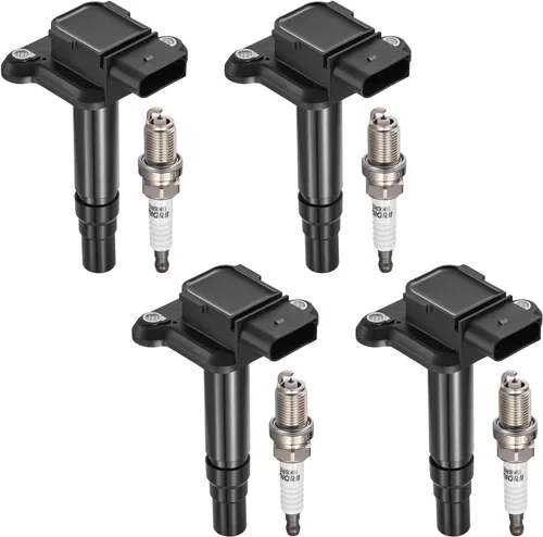 Miniatura 47 de BDFHYK Paquete de bobinas de encendido UF529 y bujías de iridio 4644 compatibles con Audi A3 A4 Allroad Quattro A5 Quattro Q5 TT Quattro Volkswagen