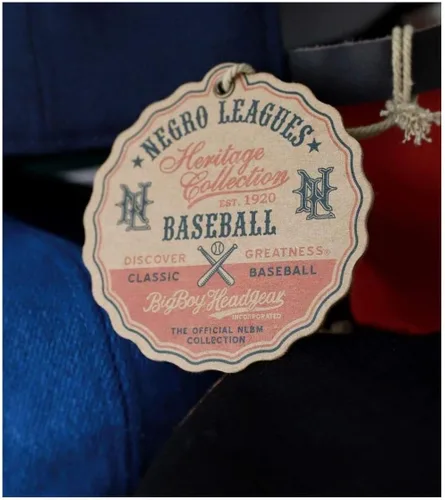 Miniatura 3 de NLBM Negro League Heritage Gorra de lana St. Louis Stars, Azul Real