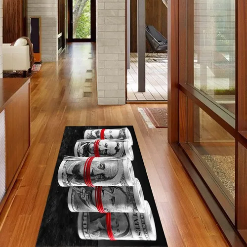 Miniatura 14 de GUBIYU Alfombras coloridas para cocina, cuarto de servicio, alfombra antideslizante para interiores y exteriores, para pasillo, sala de estar
