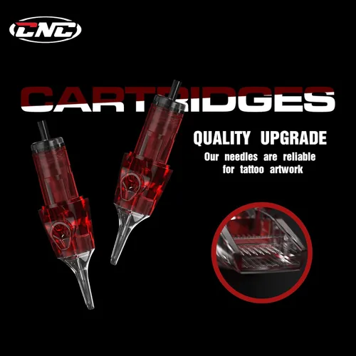 Miniatura 4 de Cartuchos de tatuaje Agujas 20 unids #12 Standard Round Liner Surtido Aguja de tatuaje Cartucho mixto para tatuaje 3RL 5RL 7RL 9RL EN04-20KIT-F