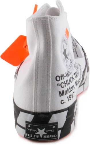 Miniatura 4 de Converse Mens Chuck 70 Blanco Blanco Hola BlancoConoNegro Lona