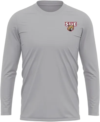 Miniatura 78 de Camisa deportiva de manga larga oficial de la NCAA Collegiate para hombre, con logotipo en el pecho izquierdo, colección Athletic Heather