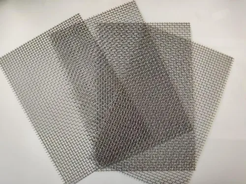 Miniatura 2 de Malla de Acero Inoxidable 5 Mallas con Diámetro de Alambre de 1MM, Paquete de 4 de 12x8 Pulgadas (305x203mm) Hojas de Malla Metálica Duras