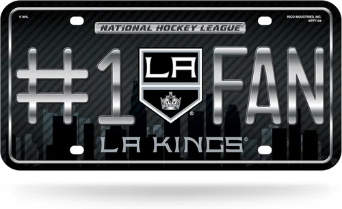 Miniatura 5 de NHL #1 - Placa de matrícula metálica para ventilador