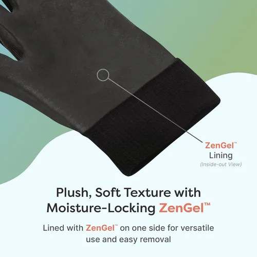 Miniatura 5 de ZenToes Guantes Hidratantes para Manos Secas, Gel Infundido con Aceite de Semilla de Jojoba, Aceite de Oliva y Vitamina E, Hidratante Nocturno