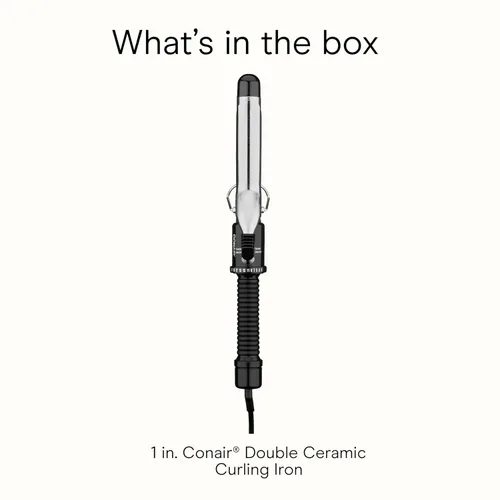 Miniatura 8 de Conair Instant Heat - Rizador de pelo de 1 pulgada, barril de 1 pulgada que produce rizos clásicos, rizador de pelo para cabello corto, mediano