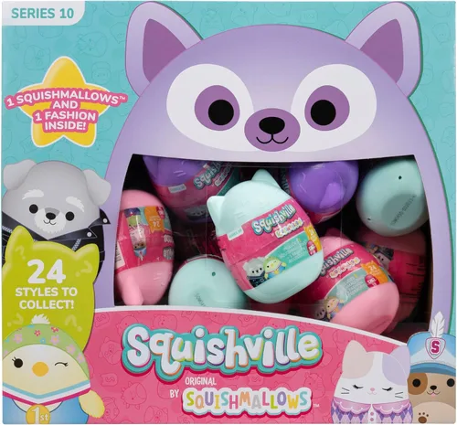Miniatura 6 de Squishville by Squishmallows Serie 10 Mini Mystery Peluche (Paquete de 12) Oficial Jazwares - Cápsulas Ciegas a Granel Coleccionables Suaves