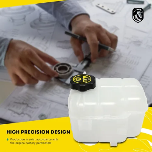 Miniatura 8 de YHTAUTO Tanque de expansión de depósito de desbordamiento de recuperación de refrigerante del motor con tapa presurizada para Chevrolet Cruze 10-16