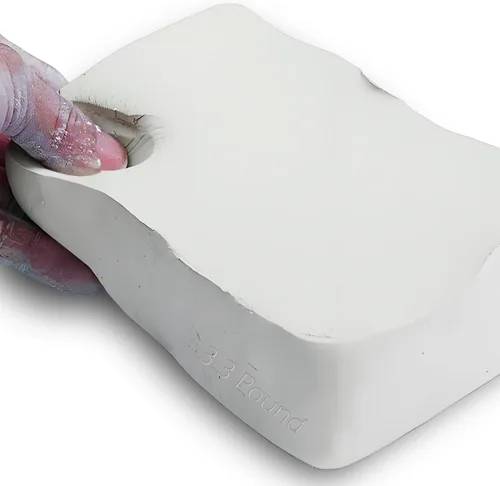 ReArt Arcilla de modelado Air Dry de 3.3 libras, para esculpir, lanzamiento de ruedas, construcción a mano, arcilla de modelado multiusos (blanco)