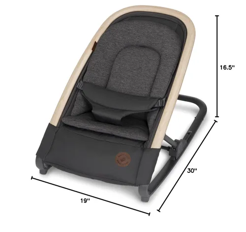 Miniatura 11 de Maxi-Cosi Kori - Asiento mecedor de bebé 2 en 1 para bebés, silla mecedora de bebé, portátil para bebés, grafito clásico