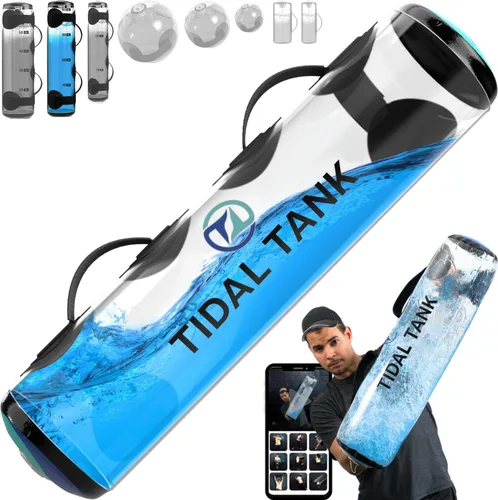 Miniatura 11 de Tidal Tank Tube - La bolsa Aqua Bag original - Bolsa de peso de agua de hasta 49 libras - Bolsas de arena ajustables para entrenamiento alternativo