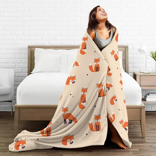 Miniatura 3 de Manta suave de pato para todas las estaciones, cálida y ligera, manta de franela para cama, sofá, viajes, hogar, sala de estar, decoración de 50 x