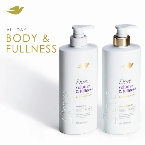 Miniatura 3 de Dove Acondicionador Volumen y Plenitud para Cabello Fino y Delgado con Tecnología de Cuidado de Bio-Proteína y Biotina 800 ml