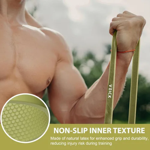 Miniatura 3 de VEICK Bandas de resistencia para entrenamiento, bandas de ejercicio, bandas de entrenamiento, bandas de asistencia para dominadas, juego de bandas