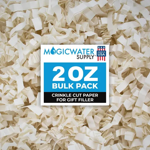 Miniatura 20 de MagicWater Papel Arrugado de Corte Ondulado para Cestas de Regalo - 2 Oz - Baby Blend - Perfecto para Relleno de Papel Triturado, Relleno de Cestas