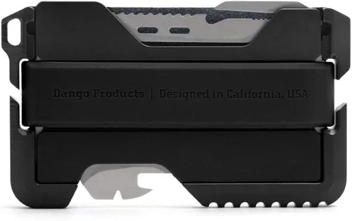 Miniatura 2 de Dango T01 Billetera táctica EDC - Hecha en Estados Unidos - Cuero genuino, Multiherramienta, Bloqueo RFID