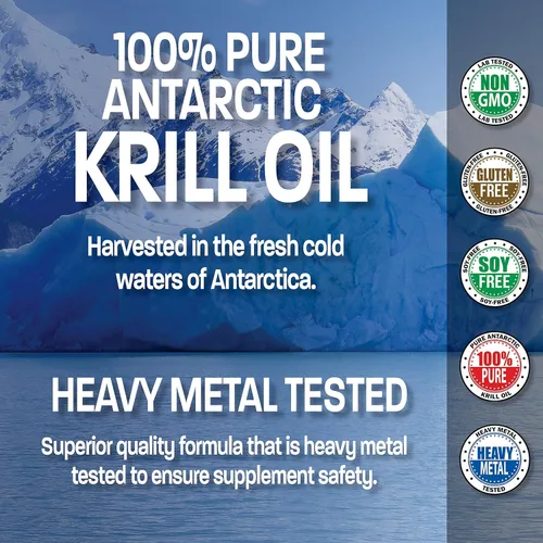 Miniatura 7 de Bronson Probiótico 50 mil millones de UFC + prebiótico con polifenoles de manzana y extracto de fruta de piña, aceite de krill antártico 1000 mg