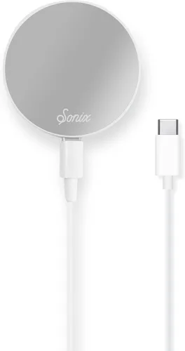Miniatura 27 de Sonix Cargador compatible con MagSafe para iPhone 15, 14, 13, 12 Series Cargador inalámbrico rápido x cable de 6.5 pies (USB-C) Pearl Tort