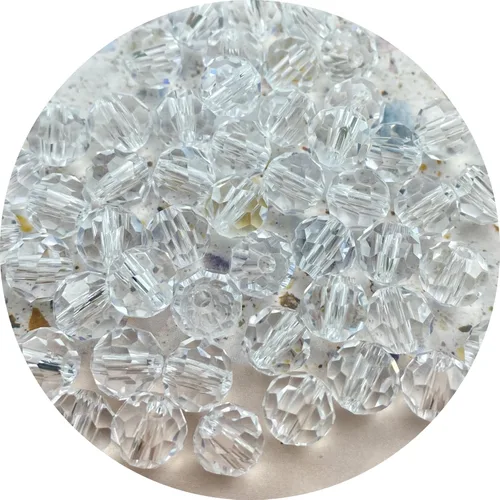 Miniatura 7 de Cuentas de cristal de vidrio 400 piezas 4mm cuentas facetadas redondas de vidrio espaciadoras para hacer joyas, pulseras, aretes, collares, Rosa