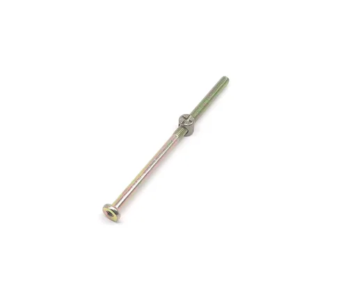 Miniatura 2 de Pernos y tuercas para litera, paquete de 12 tornillos de llave hexagonal M6x120mm y tuercas de barril para muebles, sillas, cunas, cunas con llave