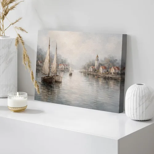 Miniatura 123 de wall26 Prado con álamos por Claude Monet - Arte moderno impresionista, arte en lienzo para el hogar, 12 x 18 pulgadas