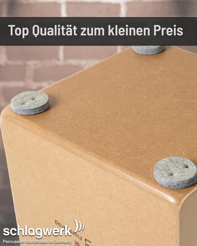Miniatura 4 de Schlagwerk CP80 Rudiments Series Snare Cajon l Natural Abedul Superficie de juego l Caja de resonancia SPL l Cajas de alambre fijo l Fabricado