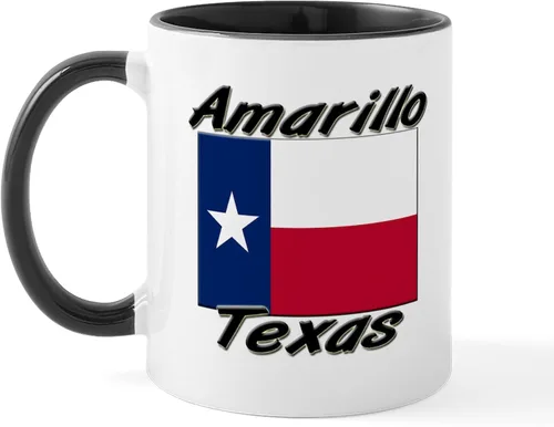 Miniatura 28 de CafePress – Taza Amarillo Texas – El único Taza de café, taza de café, S, Blanco