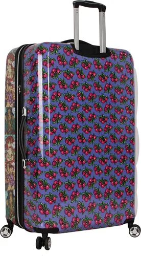Miniatura 3 de Betsey Johnson Maleta rígida de equipaje de 3 piezas con ruedas giratorias (20 pulgadas, 26 pulgadas, 30 pulgadas) (talla única, puntal flamenco)..