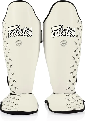 Miniatura 5 de Fairtex Espinilleras SP5 Muay Thai para hombres, mujeres, niños Las espinilleras son premium, ligeras y duraderas Protección extendida para Negro