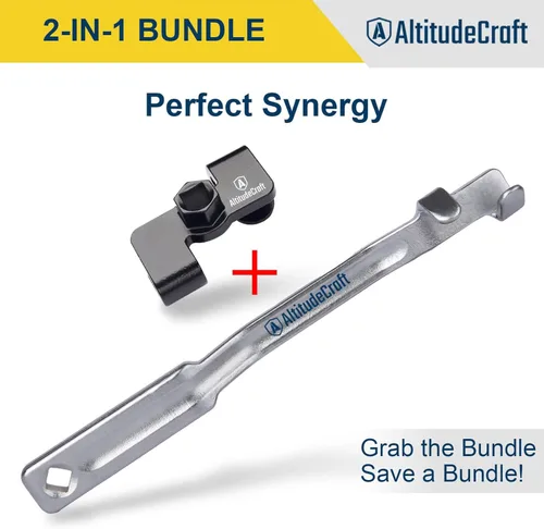 Miniatura 3 de Juego de extensor de llave y extensor de llave, unidad de 1/2 pulgada y extensión de llave de 13.5 pulgadas, llave de extensión