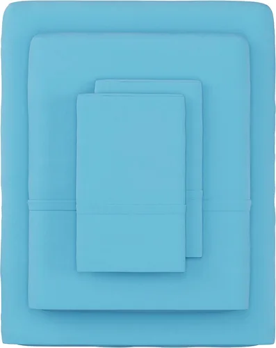 Miniatura 3 de Lavish Home - Juego de sábanas de microfibra cepillada, 3 piezas, sábanas bajeras y encimeras, 1 funda de almohada, resistente a las arrugas