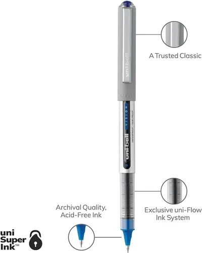 Miniatura 3 de SAN60134 - Bolígrafo impermeable Uni-Ball Vision Roller Ball Stick