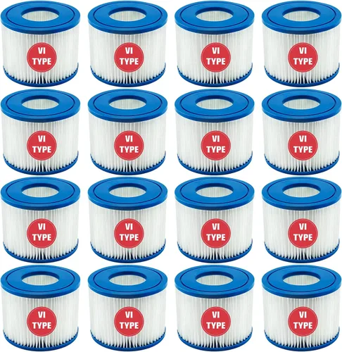 Filtros de spa tipo VI y filtros de bañera de hidromasaje Cartucho de repuesto para jacuzzis inflables que requieren filtros tipo 6, 4.2 x 3.1