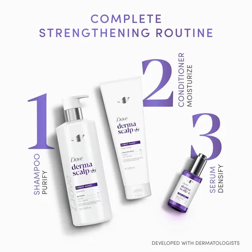 Miniatura 7 de Dove Derma Champú para el cuero cabelludo 1 unidad Impulso de densidad para 4 veces más plenitud visible, con glicerina, 16 onzas