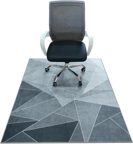 Miniatura 12 de Tapete para silla de oficina para suelo de madera dura, tapete de piso de 55 x 35 pulgadas para silla de oficina, tapete para silla de escritorio